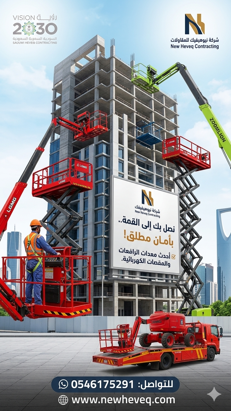 شركة نيوهيفيك للمقاولات وتأجير المعدات الثقيلة وال
