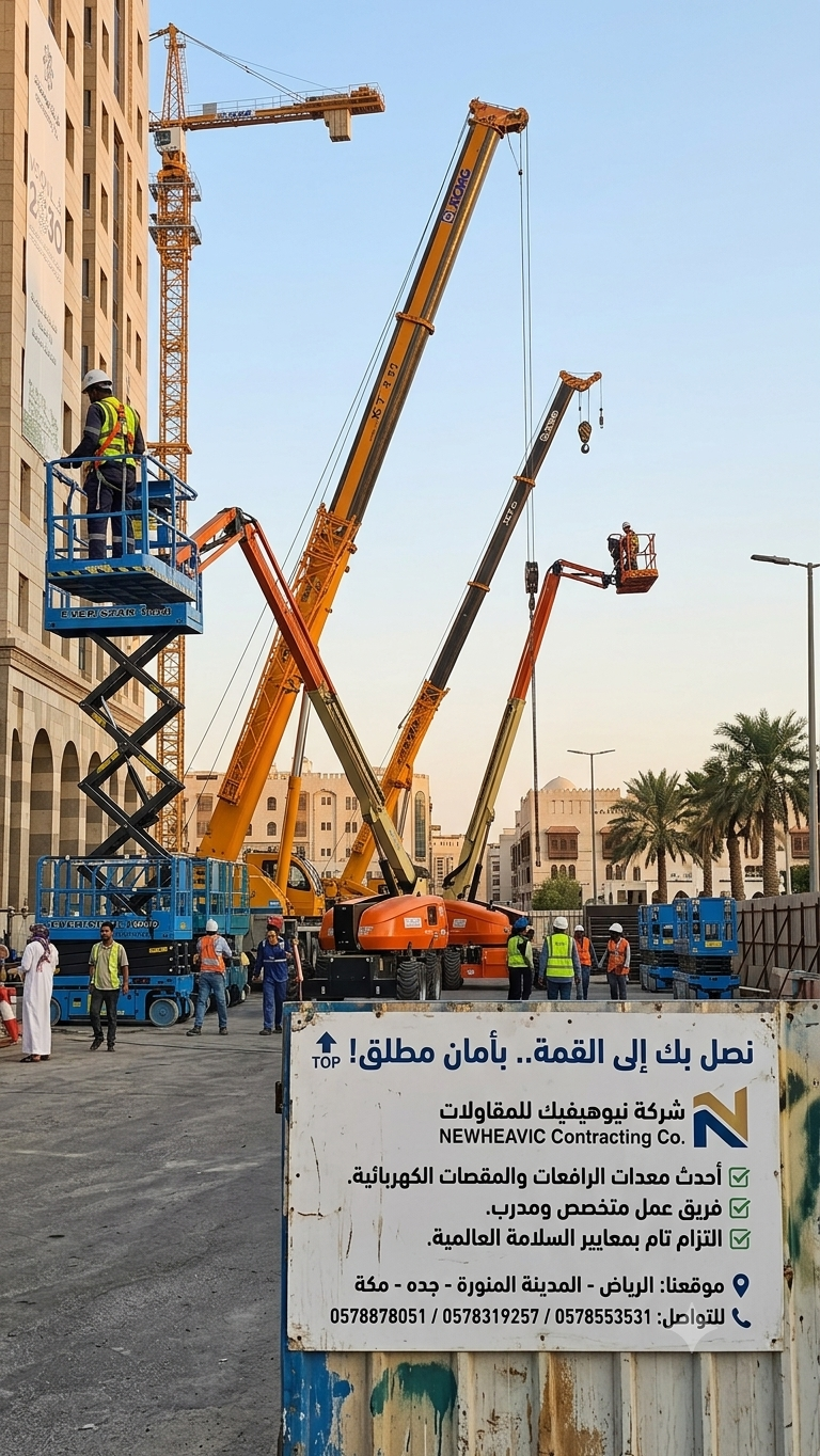 شركة نيوهيفيك للمقاولات وتأجير المعدات