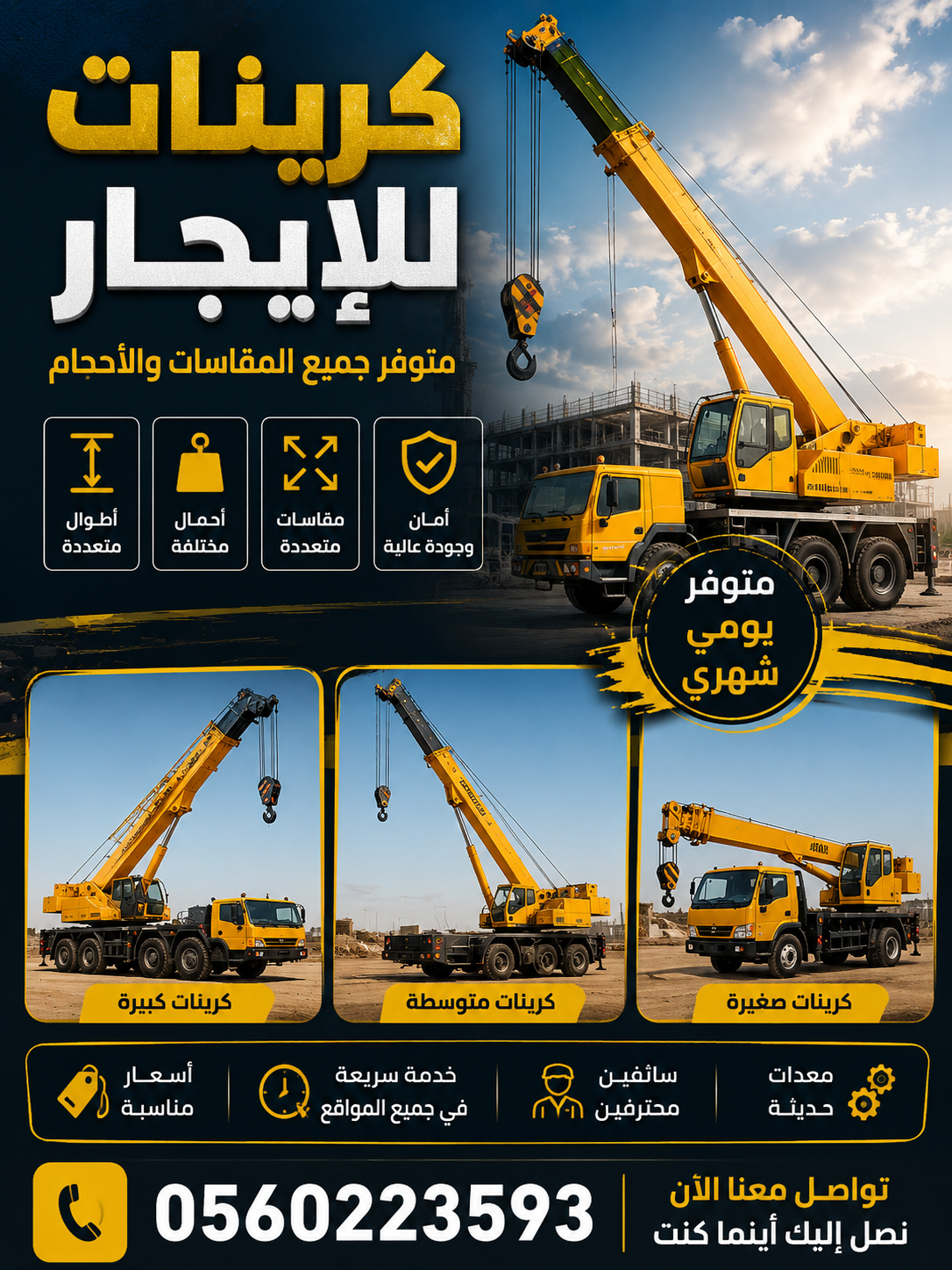 معدات ثقيلة وخفيفه للياجر