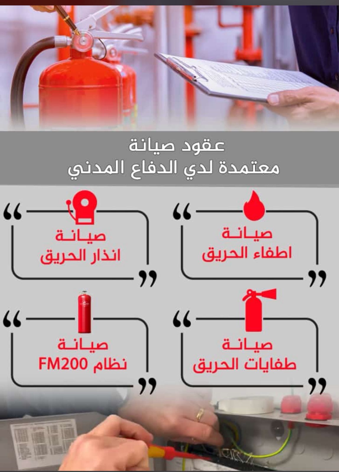 توريد وتركيب ادوات الأمن و السلامة و اصدار وتجديد