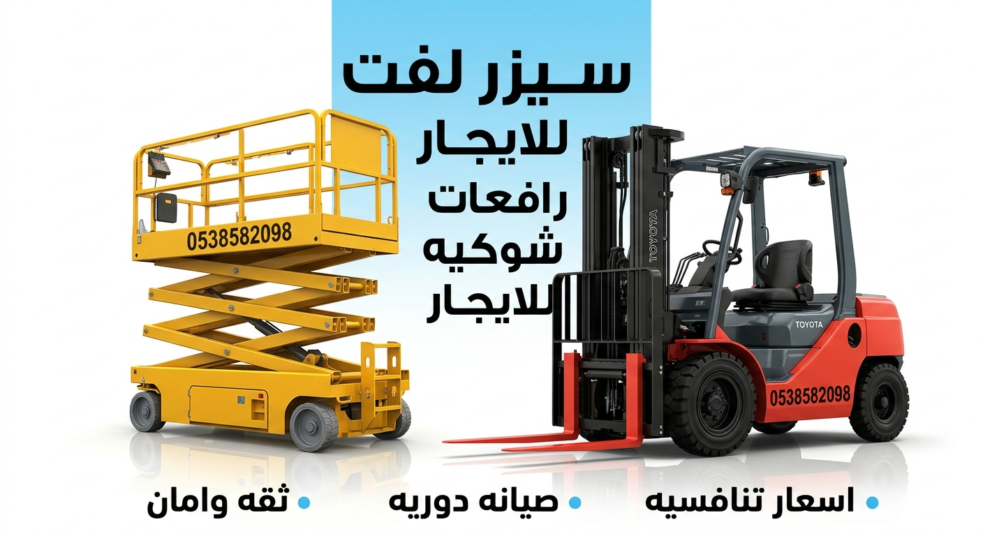 سيزرلفت للايجار في جده ومكه مان لفت رافعات مقصيه ل