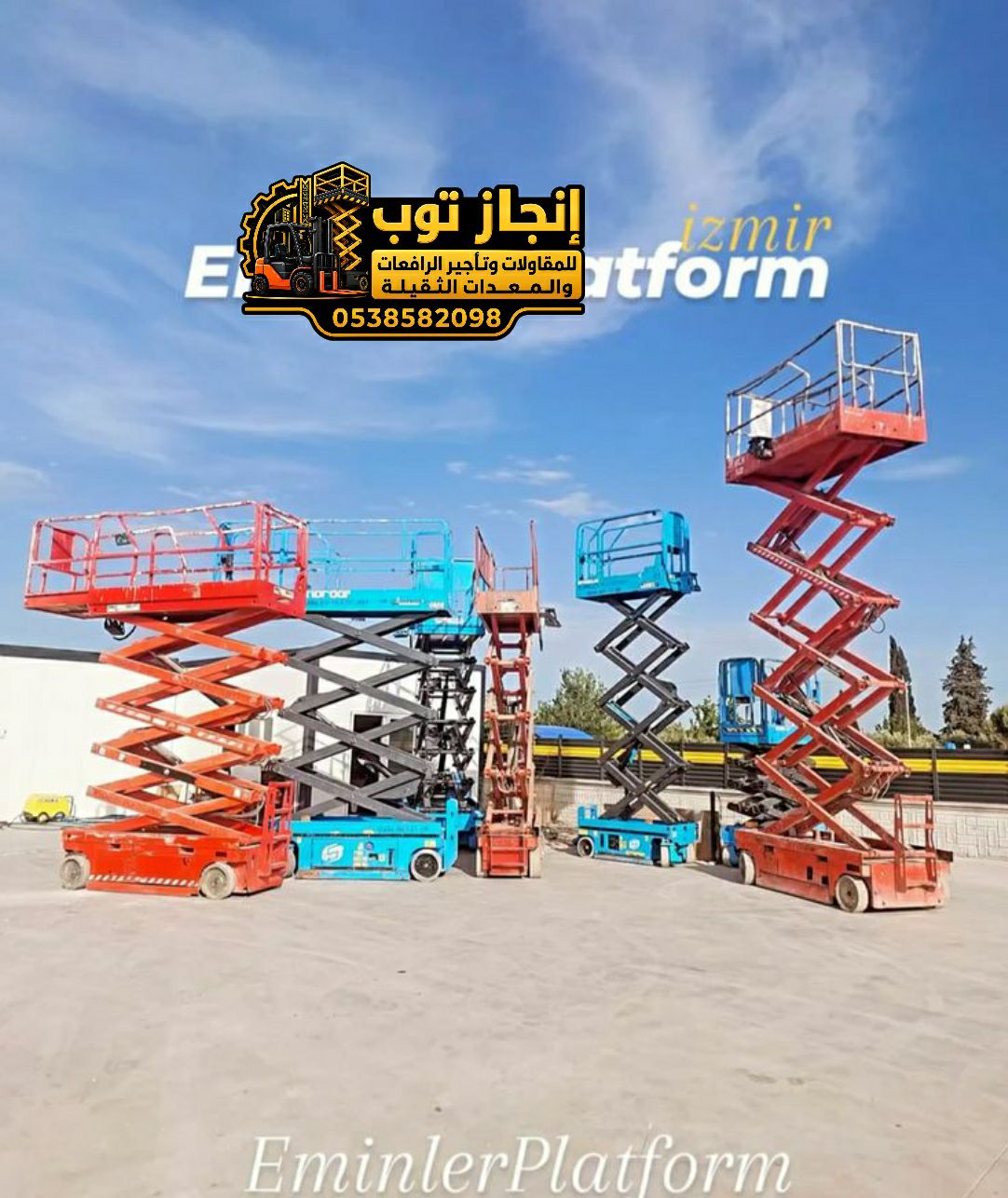 Scissor lifts for rent – Manlifts for rent – Sciss