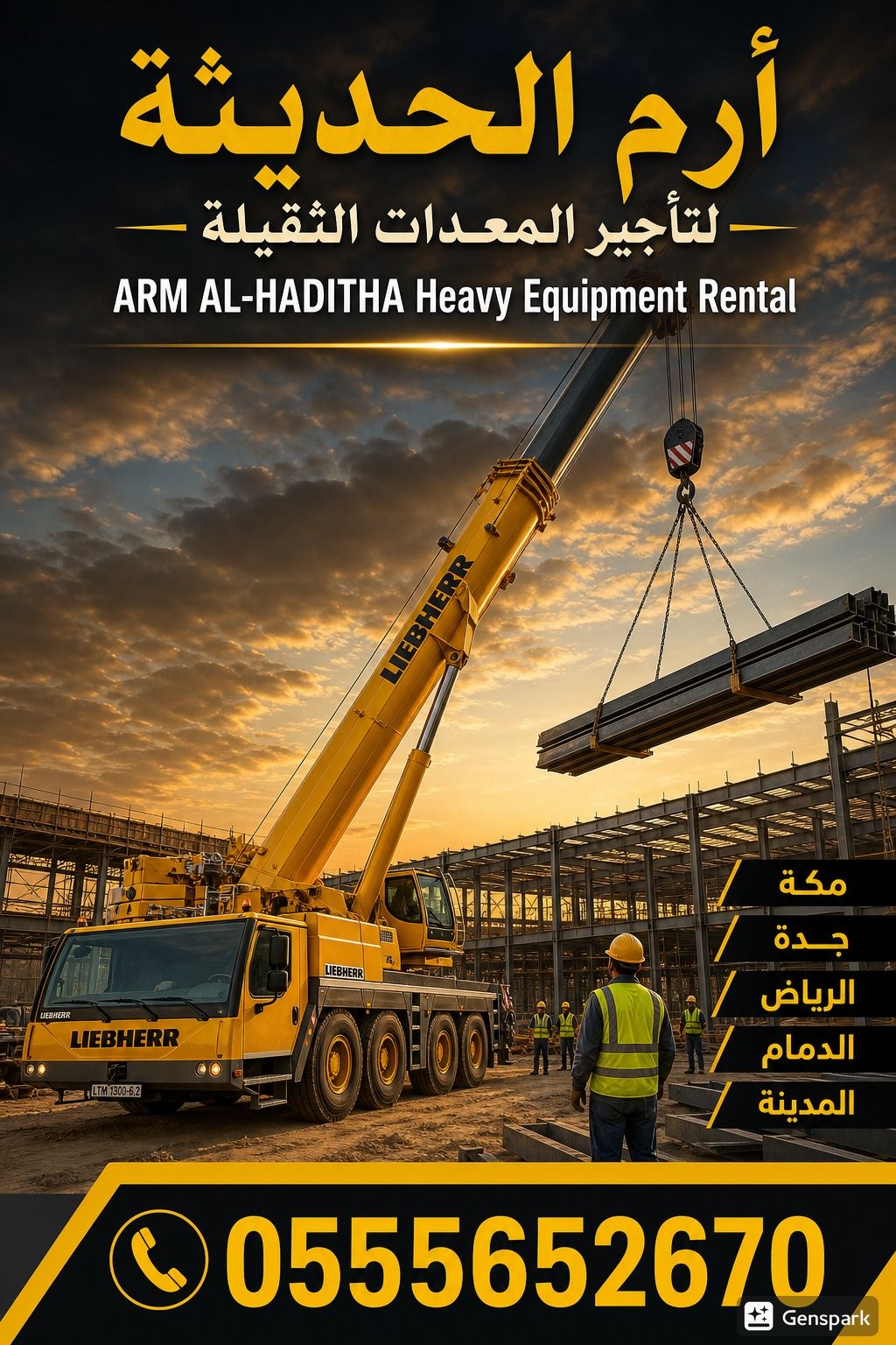 ايجار كرينات/سيزرلفت 0555652670 جده والرياض والدما