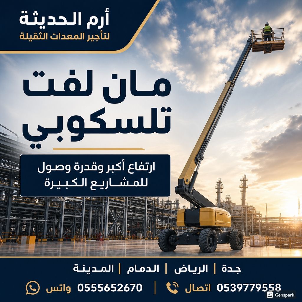 تاجير(سيزرلفت كهرباء وديزل، مان لفت، كرين، رافعات)