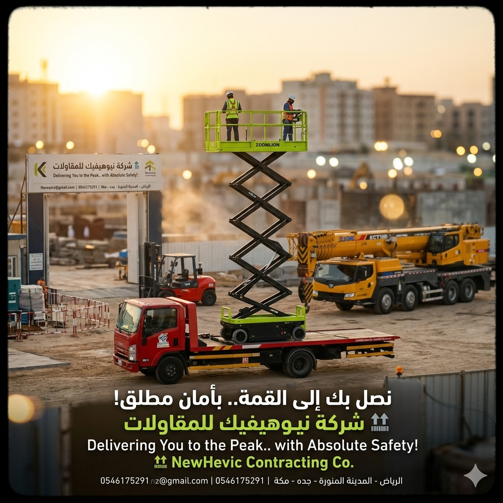 شركة نيوهيفيك للمقاولات وتأجير المعدات الثقيلة وال
