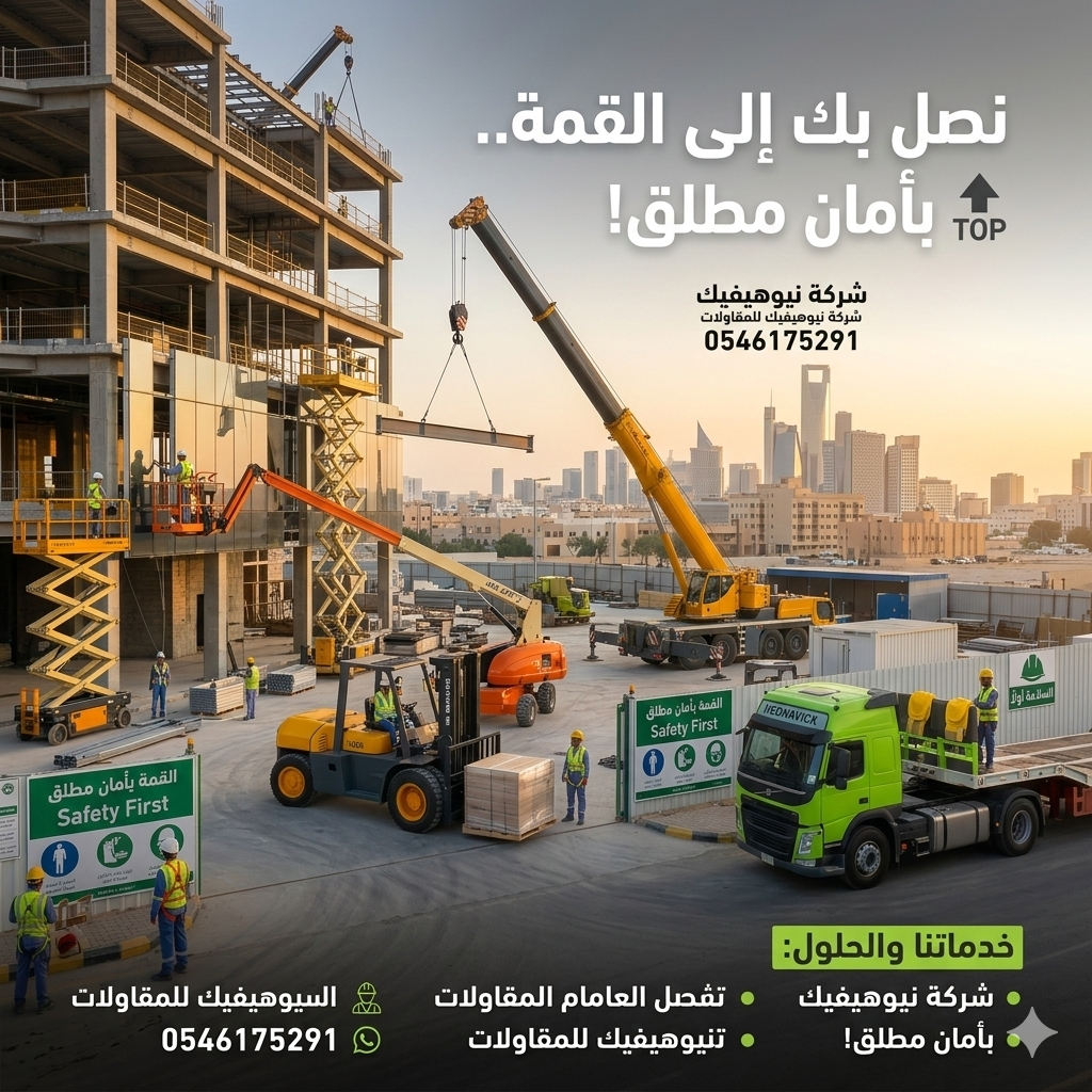 شركة نيوهيفيك للمقاولات وتأجير المعدات الثقيلة وال