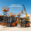 ايجار كرينات cranes وسيزرلفت scissor lift جده والر