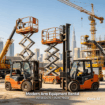ايجار سيزر لفت scissor lift جده والرياض والدمام وا