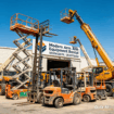 ايجار كرينات cranes وسيزرلفت scissor lift جده والر
