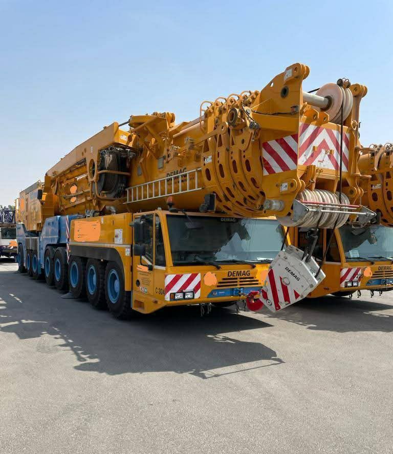 كرينات للايجار في الدمام من 7طن الى 500طن