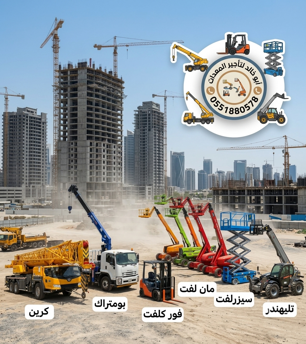 مان لفت الدمام للإيجار كرينات بجميع الاحجام سيزرلف