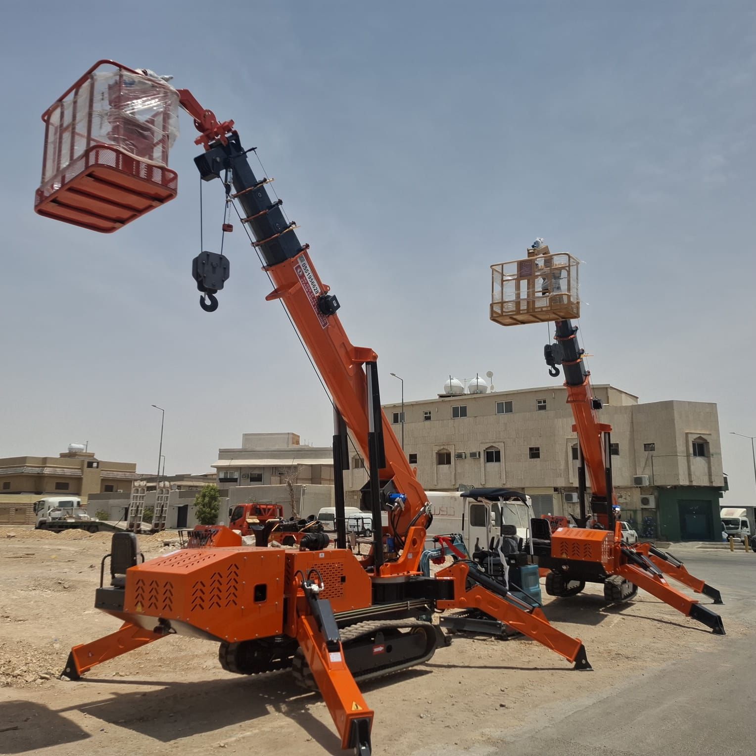 سبايدر كرين للايجار في جميع أنحاء المملكة