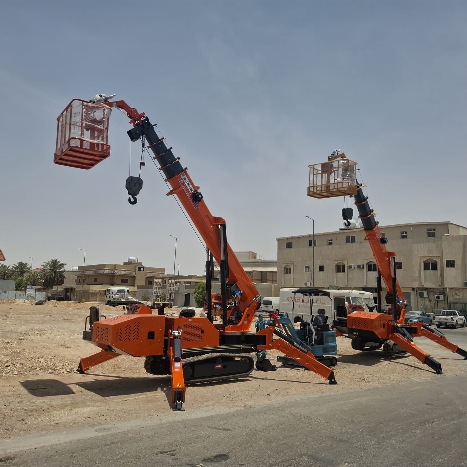 سبايدر كرين للايجار في جميع أنحاء المملكة