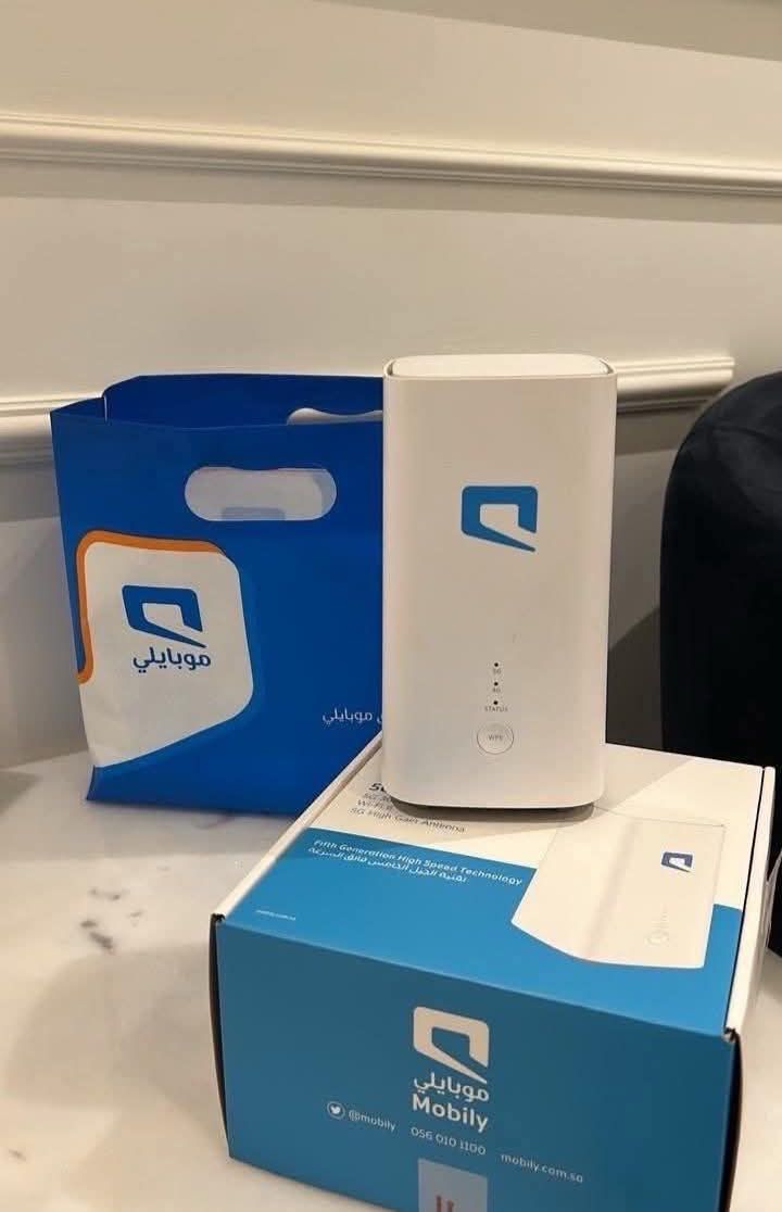 عروض موبايلي رواتر 5G مع شريحة بيانات النت مفتوح ل
