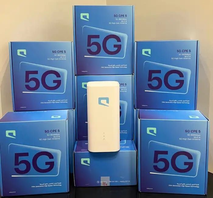 شريحة نت لا محدود مع راوتر موبايلي 5G عرض خاص لفتر