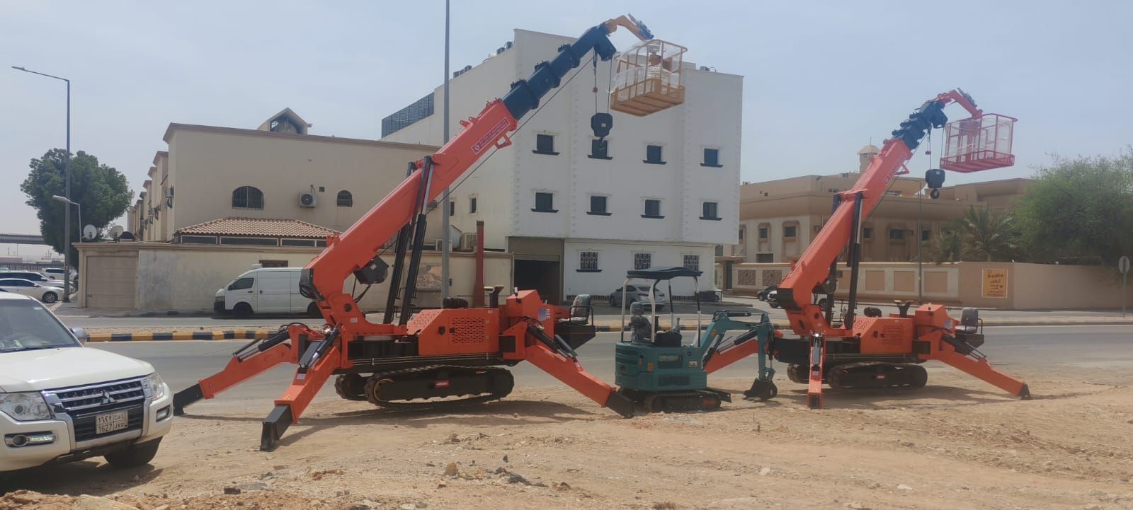 سبايدر كرين للايجار في جميع أنحاء المملكة