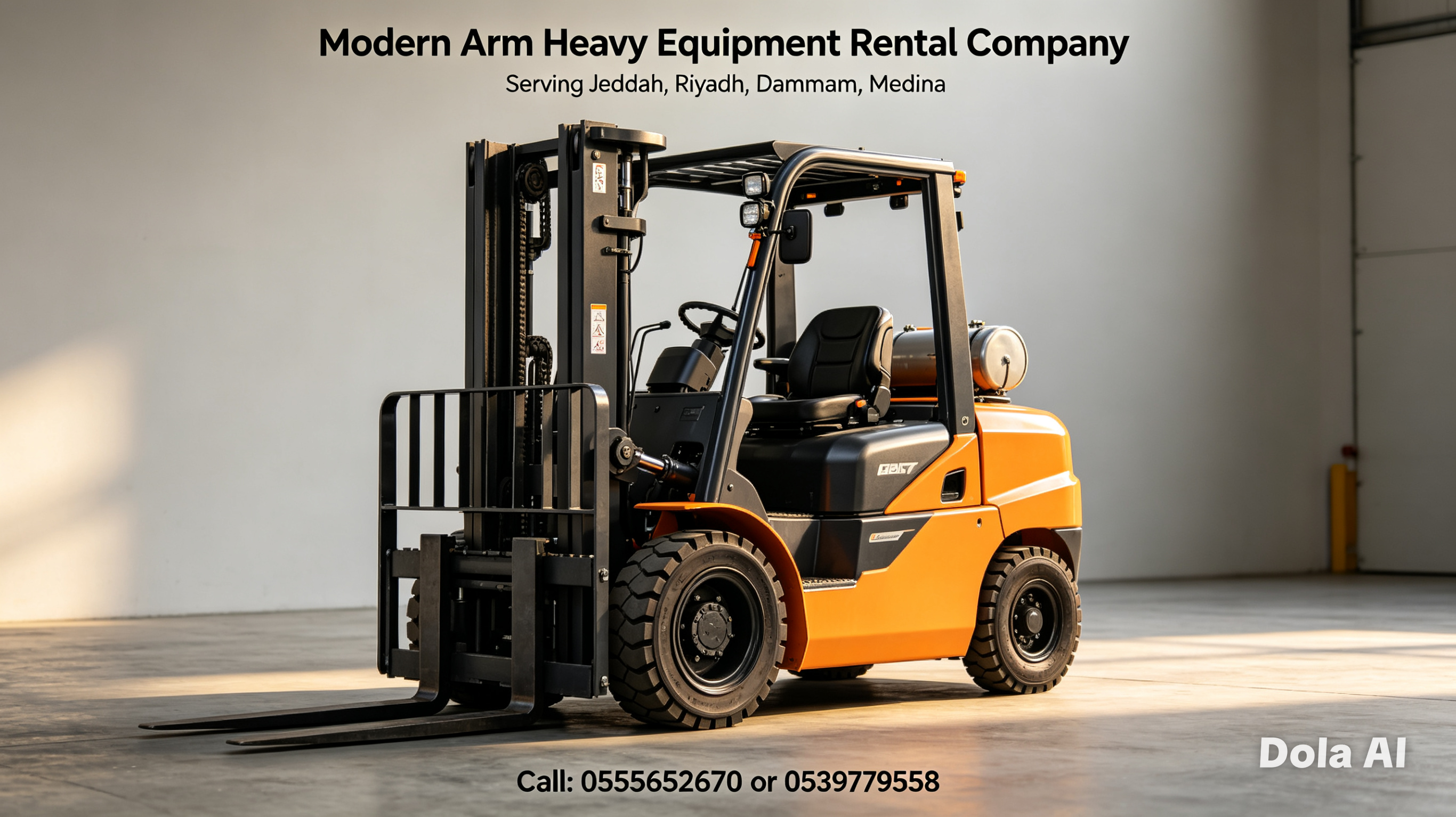 ايجار رافعه شوكيه فوركلفت forklift في جده والدمام