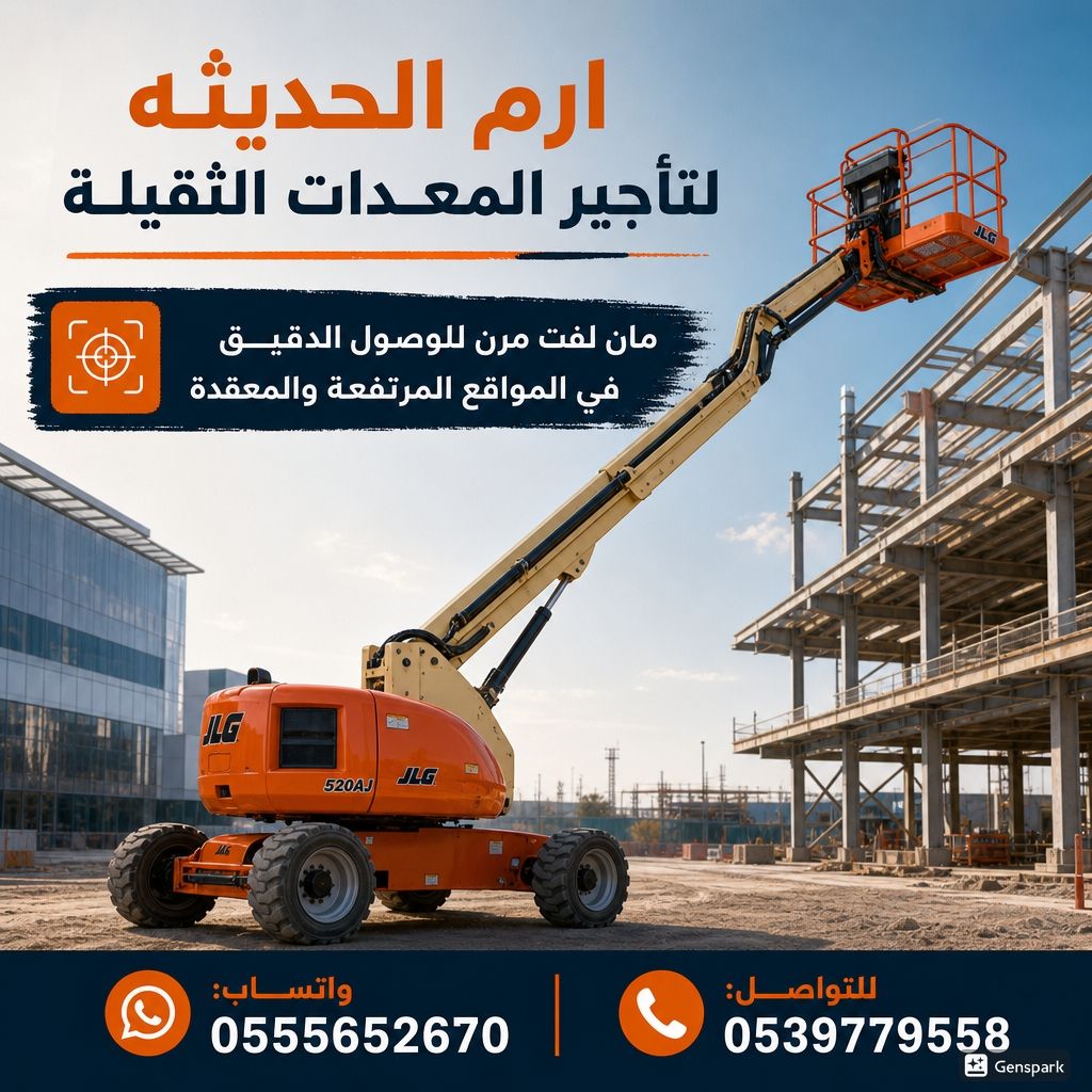 مان لفت للايجار في جده | رافعه تلسكوبيه | رافعه مف
