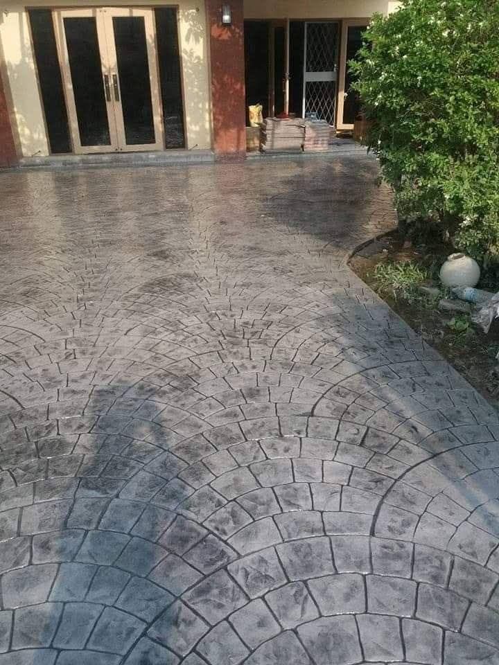صبة مروحة صبة ميزانية الخرسان مطبوعة صبه ديكور صبۃ