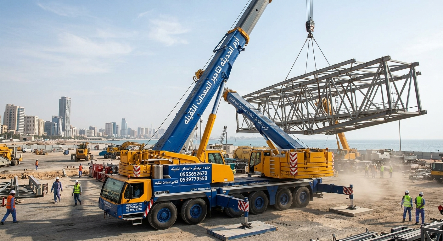 تاجير كرينات بجميع المقاسات في جده والدمام
