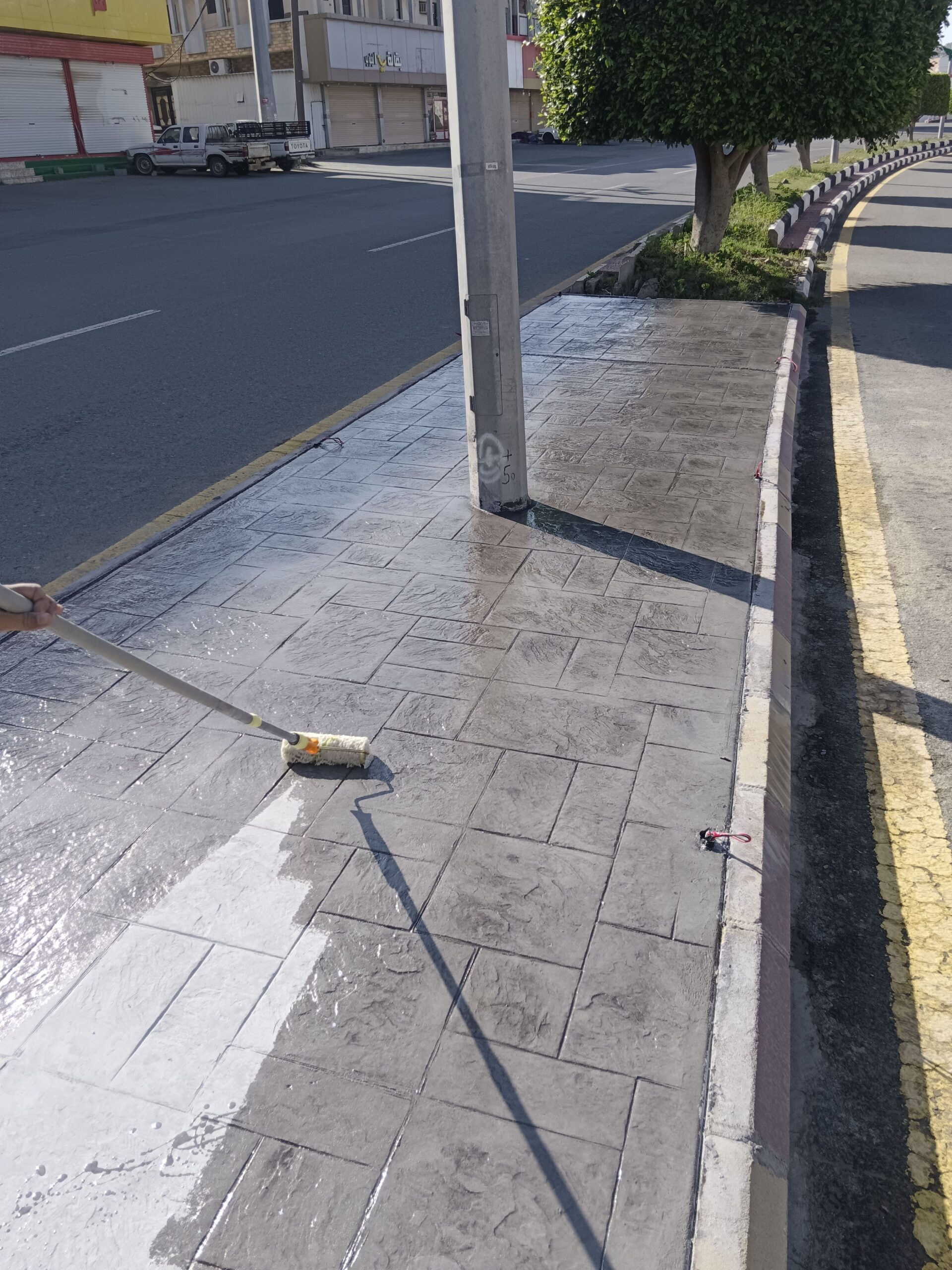 صبة مروحة صبة مطبوغ صبة ملعب بادل ايبوكسي صبة