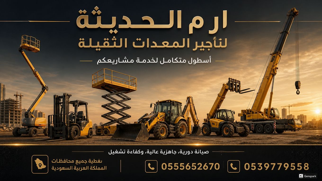 تاجير سيزرلفت(سيزر لفت) كهرباء وديزل في جده