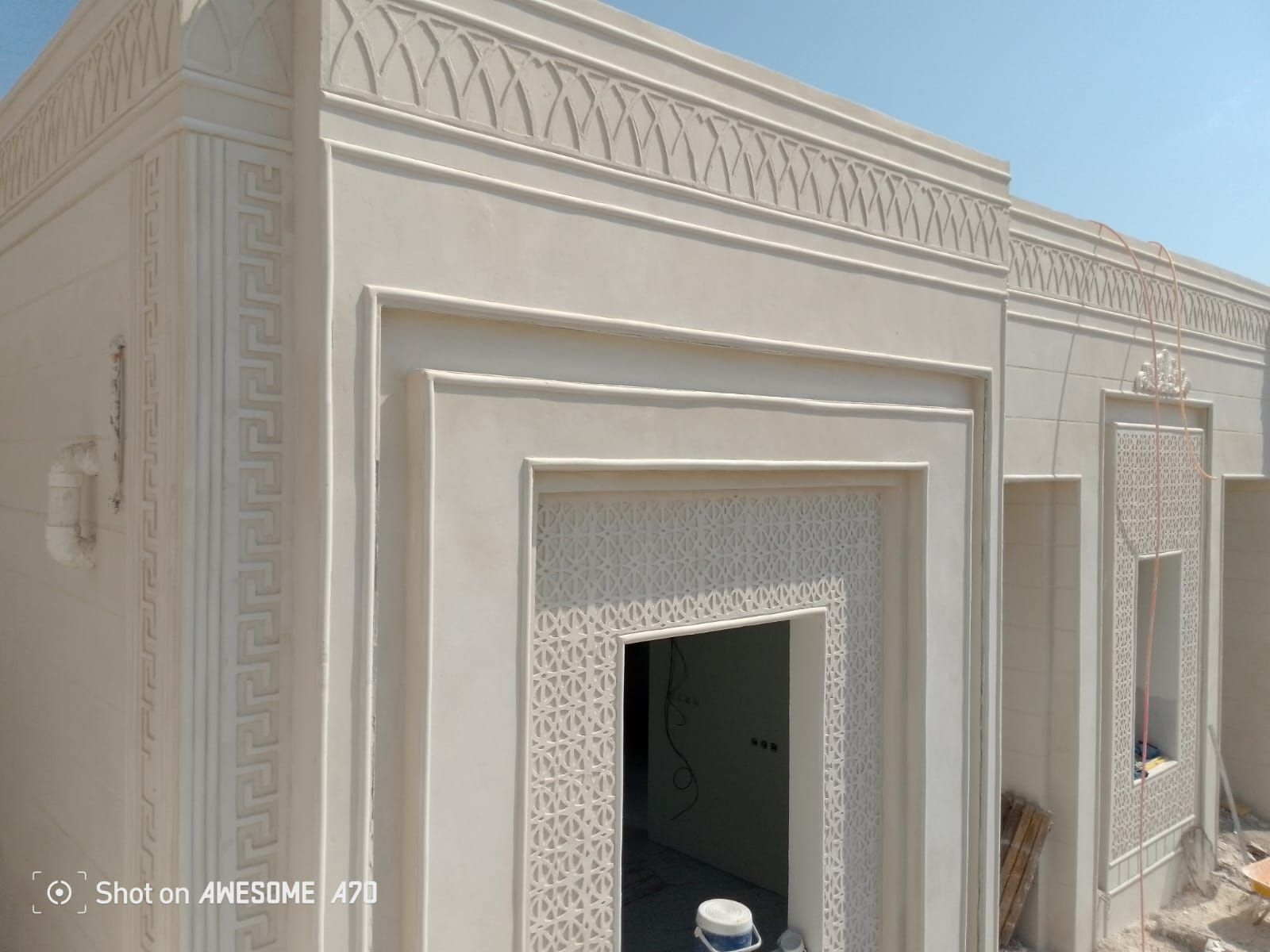 ديكورات خارجية لياسه ملونه بديل الحجر طبيعي