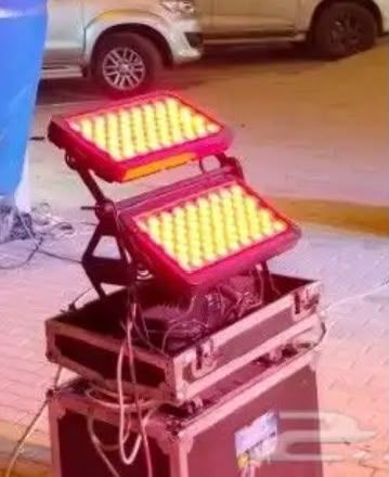 كشافات اضاءات لمبات اضاءه ليزر ملونه للافتتاحات ال