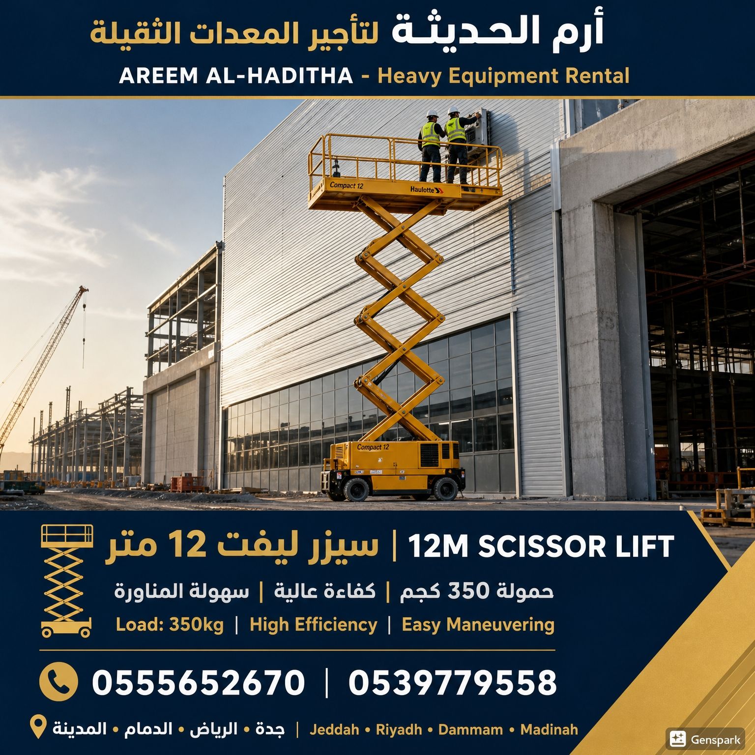 تأجير سيزرلفت | إيجار سيزرلفت | سيزرلفت للايجار |