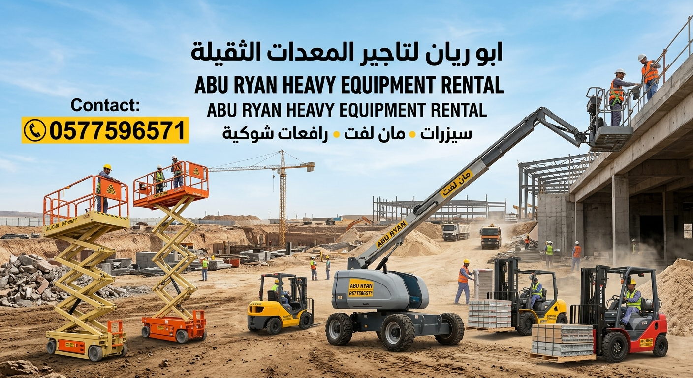 سيزرلفت مان لفت رافعات شوكية للايجار