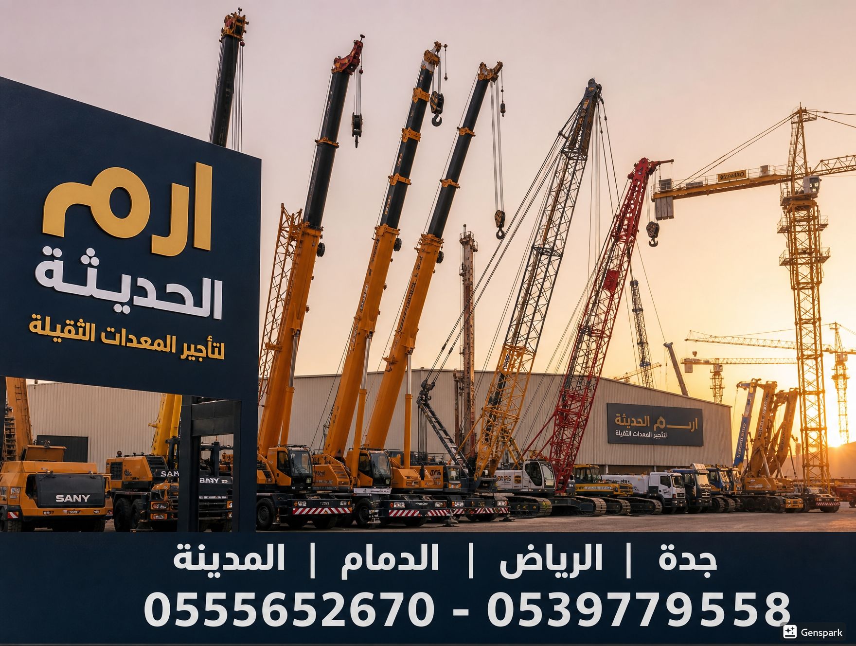 تأجير كرينات | إيجار كرين | كرينات رفع بجميع المقا