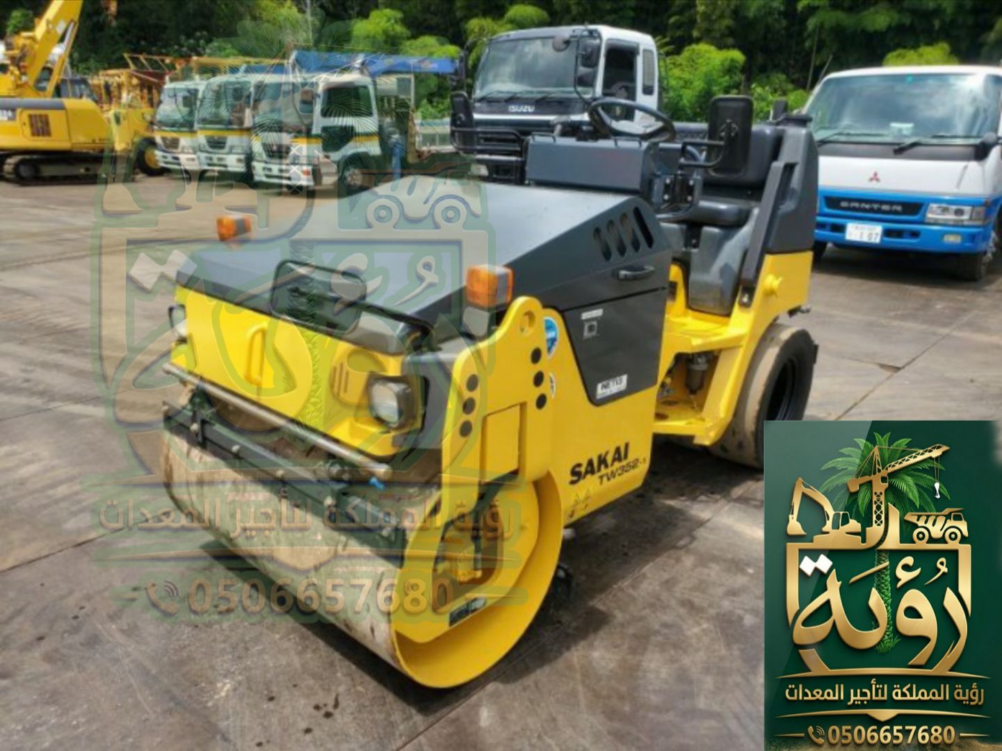 🏗️ رصاصة 1طن للإيجار في الدمام والجبيل | مدحلة | R