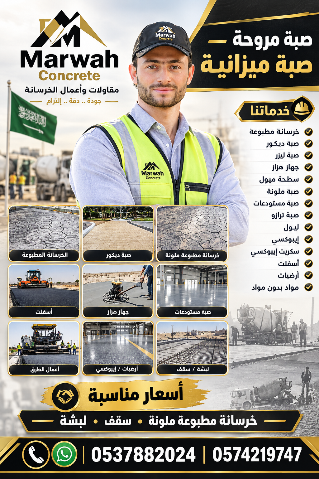 صبة مروحة صبة ميزانية الخرسان مطبوعة صبه ديكور صبۃ