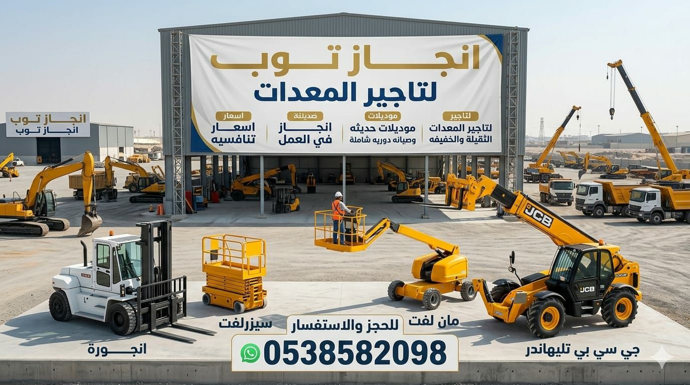 رافعات شوكيه فوركلفت للايجار سكينه للايجار رافعه ع