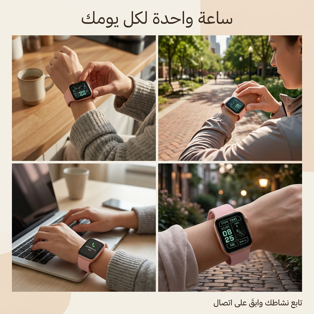 ساعة يد ذكية بسعر ١١٥ ريال
