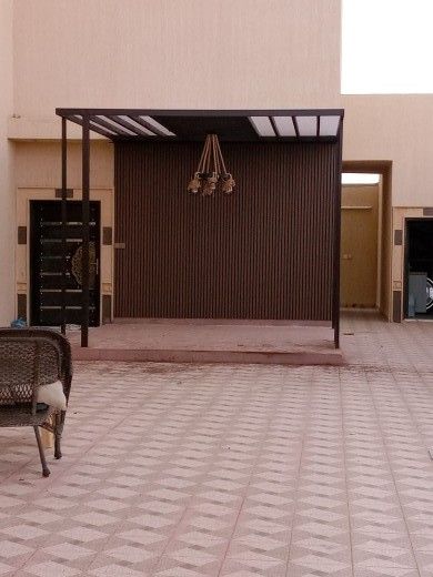 تركيب مظلات جلسات وحدائق منزلية