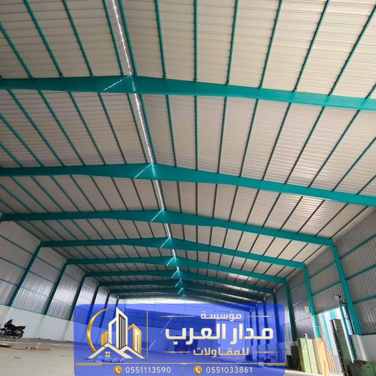 مستودعات ساندوتش بانل بالرياض | تنفيذ وتركيب هناجر