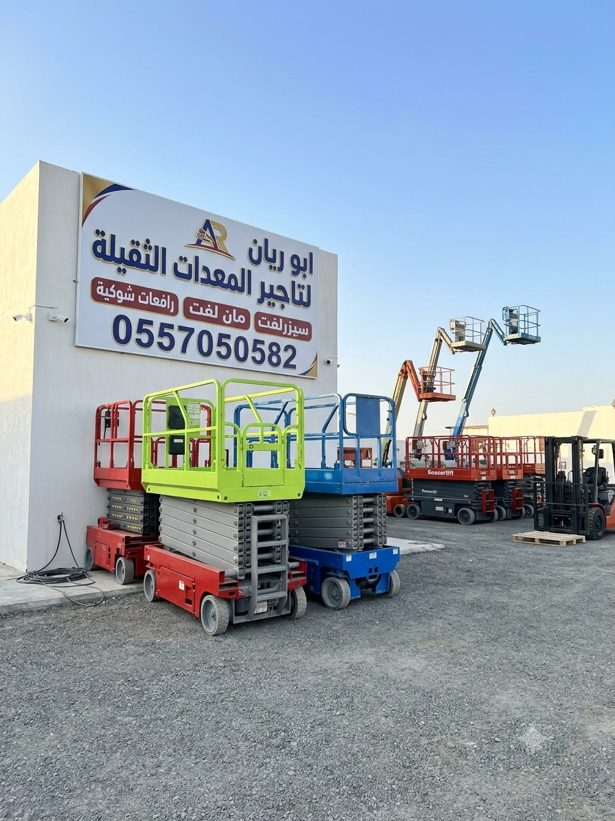 سيزرلفت مان لفت رافعات شوكية للايجار