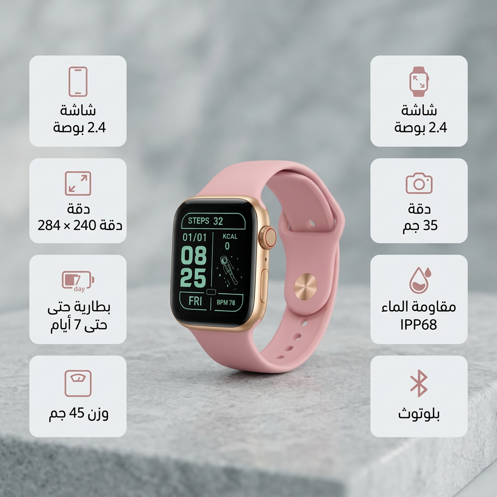ساعة يد ذكية بسعر ١١٥ ريال