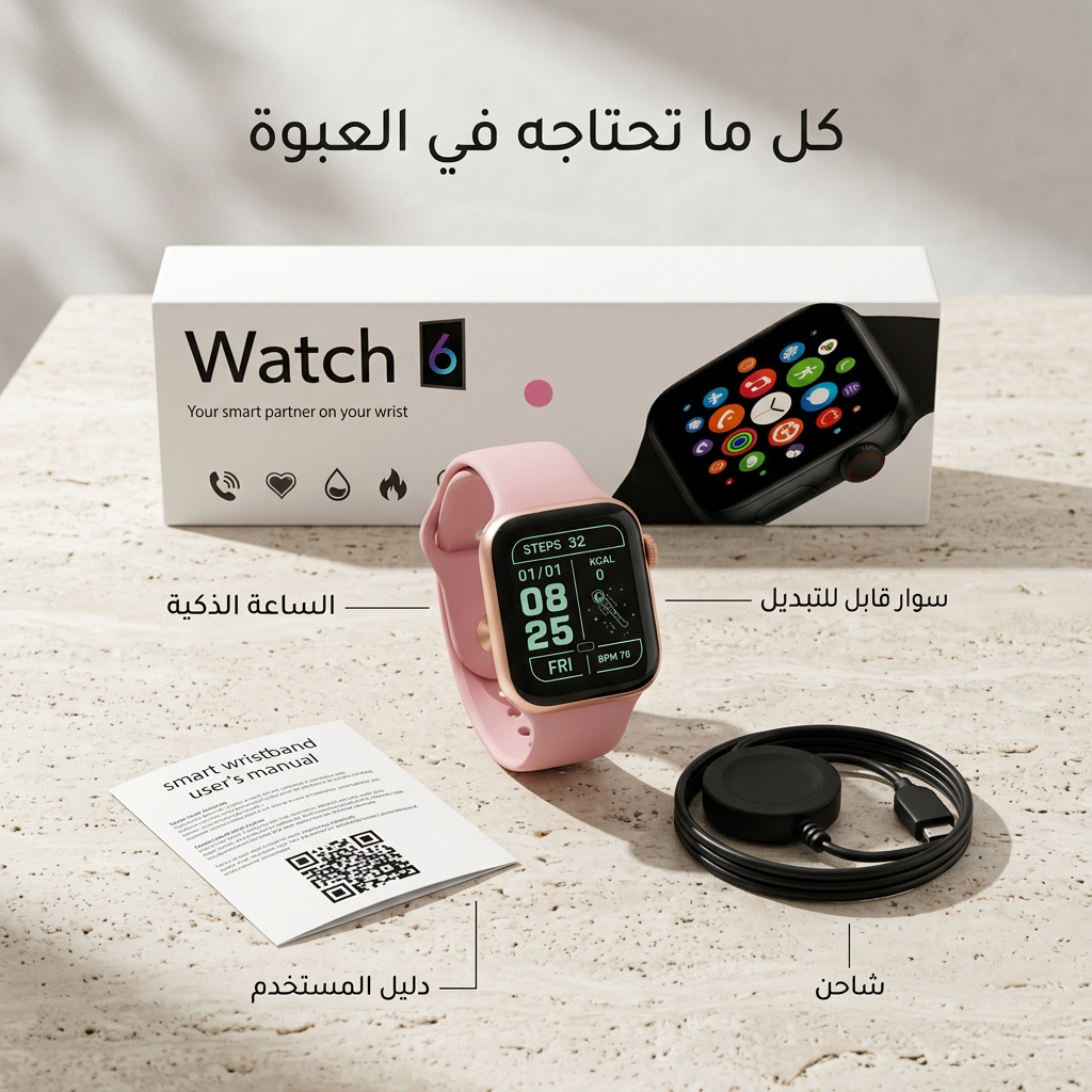 ساعة يد ذكية بسعر ١١٥ ريال