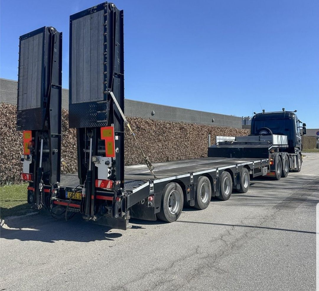 🚛 مسطحة للإيجار في السعودية – نقل المعدات الثقيلة