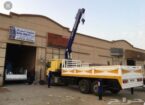 🚛 مسطحة للإيجار في السعودية – نقل المعدات الثقيلة