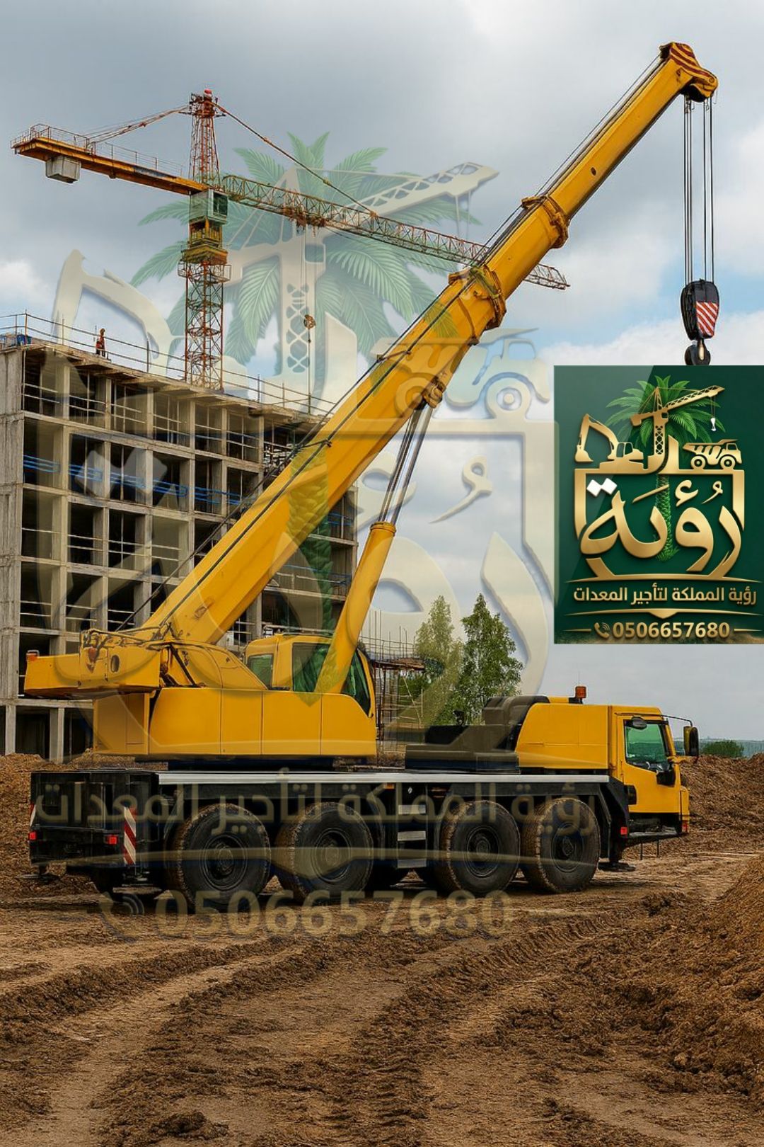 كرين 100طن للإيجار في شقراء وحوطة بني تميم | ونش |