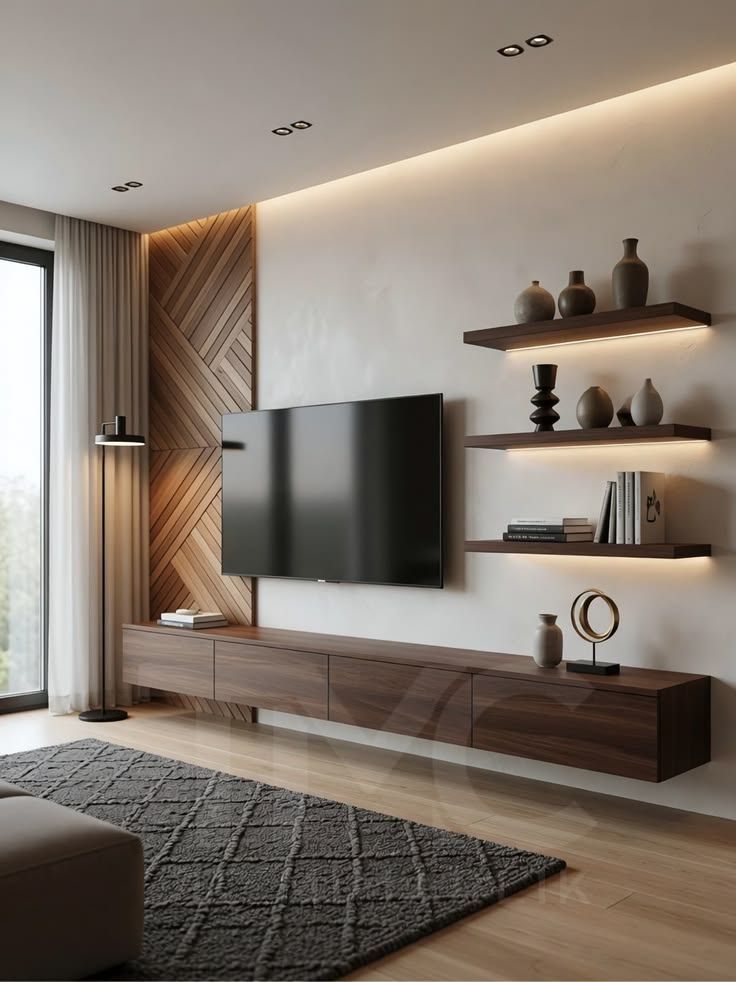 ديكورات مودرن ديكور شاشة
