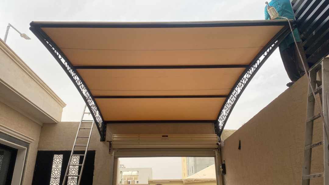 تركيب مظلات جلسات ومظلات سيارات وسواتر