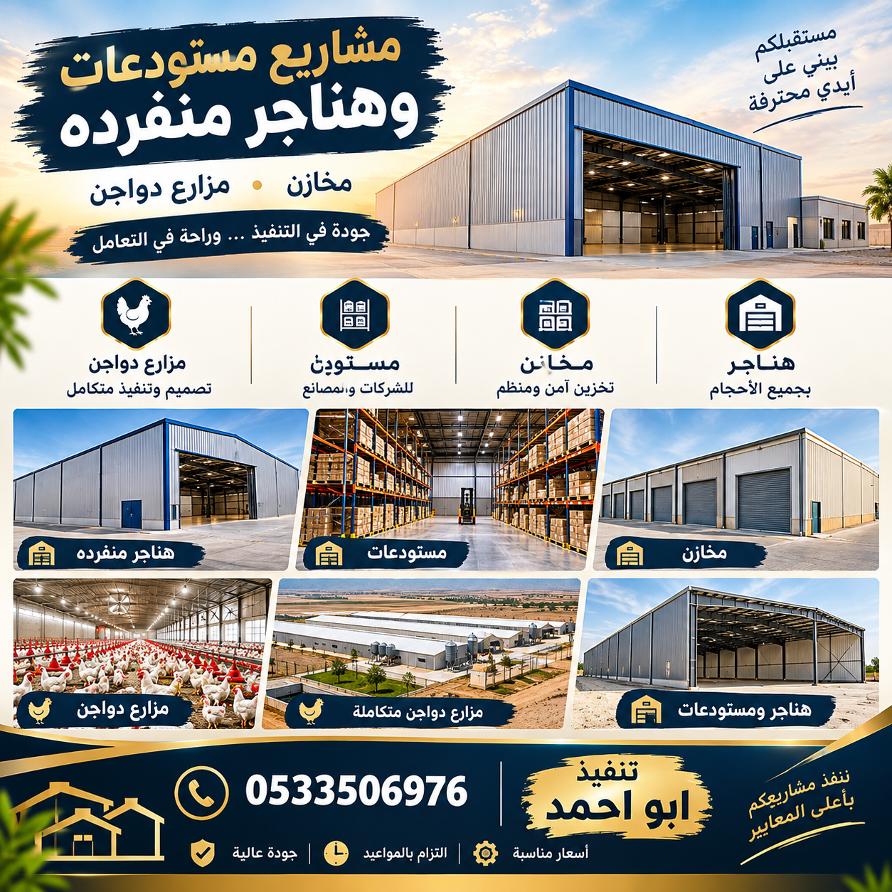 الضل الفريد للمقاولات 0533506976