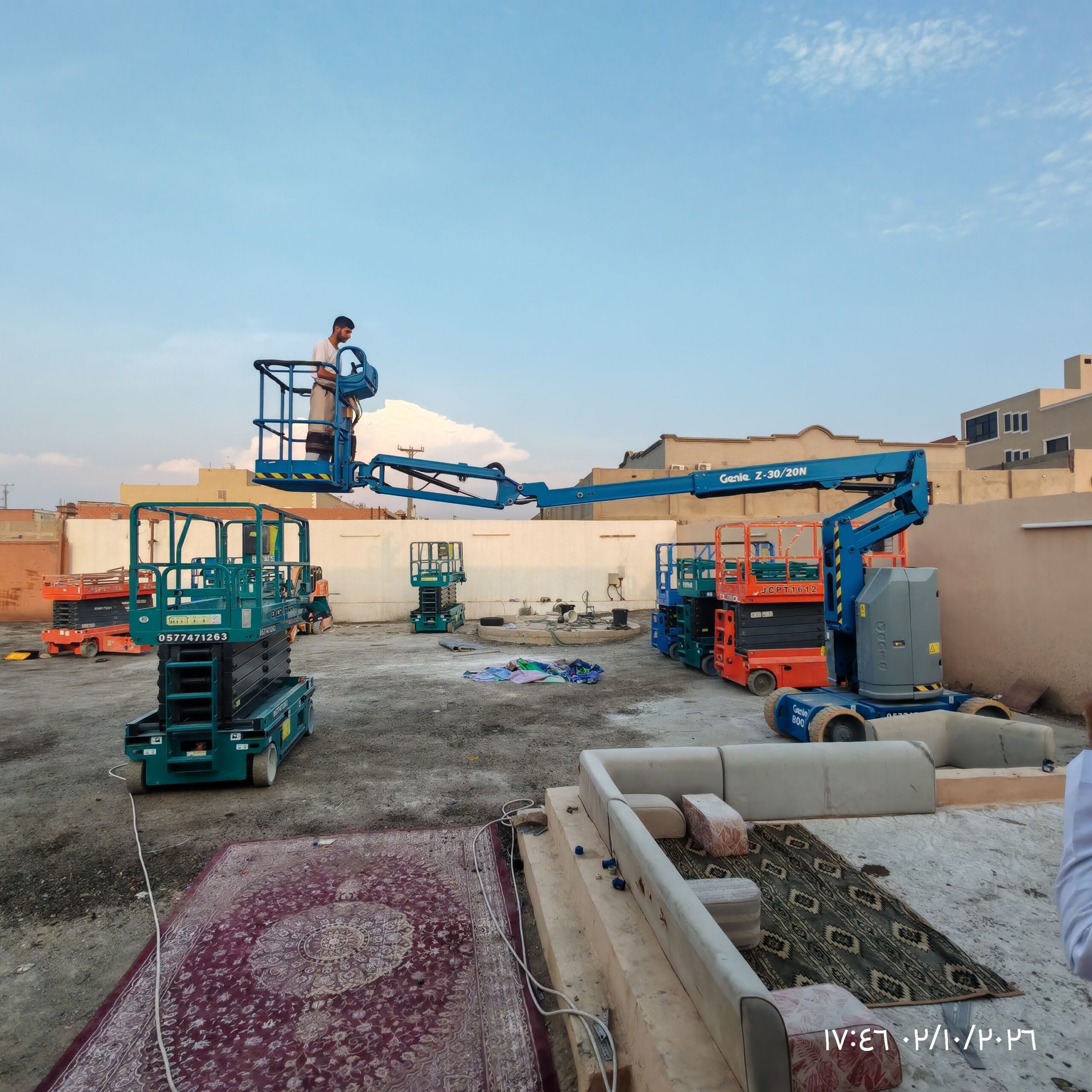 Man lift for rental